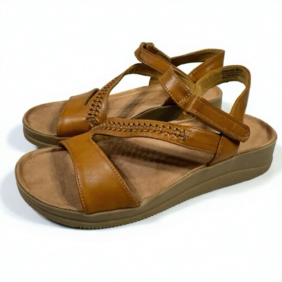 Baretraps Women’s Frolick Dark Camel Sandals - Picture 1 of 8